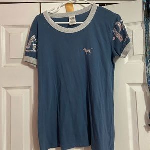 Victoria’s Secret P I N K shirt.